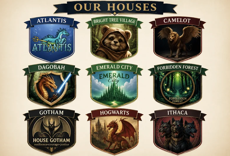 The BMS Houses and their visual identities